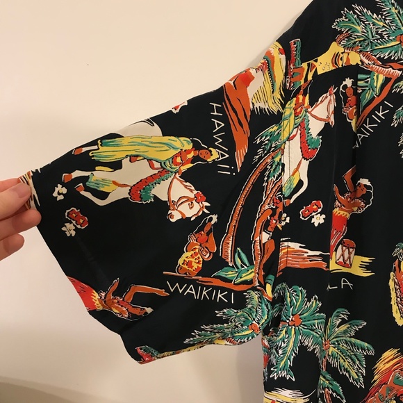 Sun Surf Rayon Short Sleeves Hawaiian Shirt XL - Picture 4 of 13